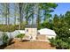 Backyard shed with a fenced-in grassy area at 2141 Talbert Ct, Charlotte, NC 28214