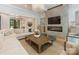 Living room featuring modern decor, fireplace, and a view to the front yard at 2343 Vernon Dr, Charlotte, NC 28211