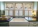 Bright and spacious kitchen featuring a farmhouse sink, light-colored countertops, and window treatments at 2355 Crockett Park Pl, Charlotte, NC 28203