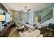 Comfortable living room with stylish decor, natural light, and seamless access to the outdoor patio at 2355 Crockett Park Pl, Charlotte, NC 28203