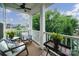Charming outdoor porch with comfortable seating, ideal for relaxing and enjoying the surroundings at 2355 Crockett Park Pl, Charlotte, NC 28203