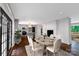 Dining room and kitchen space featuring modern appliances, stylish furnishings, and natural light at 2601 Pinewood Rd, Gastonia, NC 28054