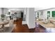 Open-concept living space with a kitchen, dining area, and living room providing versatility for modern living at 2601 Pinewood Rd, Gastonia, NC 28054