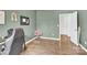 Office area with desk, chair and computer. Great private space to work from home at 3153 Pinehills Way, Mount Holly, NC 28120