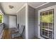 Cozy balcony with chairs, perfect for relaxing and enjoying the outdoor space at 6053 Treetop Ct, Charlotte, NC 28212