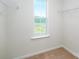 Empty walk-in closet featuring carpeted floors, wire shelving, and a window for natural light at 6157 Helens Rest Ln, Lincolnton, NC 28092