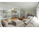Open-concept layout connecting the living area to the kitchen at 621 Harper Davis Rd, Lake Wylie, SC 29710
