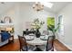 Cozy dining room with a round table and ample seating at 6307 Old Corral St, Charlotte, NC 28277