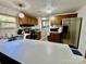 A kitchen featuring wood cabinets, stainless steel appliances, and a large island countertop at 6401 Alley Rd, Catawba, NC 28609
