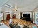 Inviting living room with wood floors, neutral walls, and a ceiling fan at 6401 Alley Rd, Catawba, NC 28609