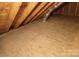 A clean and unfinished attic space, perfect for storage or potential expansion of the home's living area at 6726 Park Meadows Pl, Huntersville, NC 28078