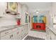 Galley kitchen features stainless steel appliances, shaker cabinets, and granite countertops at 722 12Th Nw Ave, Hickory, NC 28601