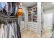 Well-organized walk-in closet featuring lots of shelving and drawer space at 8011 Green Heron Ct, Belmont, NC 28012