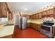 Cozy kitchen with stainless steel appliances and ample cabinet space at 1012 Hawkinstown Rd, Salisbury, NC 28144