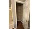 Bathroom closet with wired shelving to maximize storage at 107 Plumtree Dr, Kings Mountain, NC 28086
