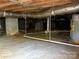Open crawl space with vapor barrier, concrete block foundation, and exposed mechanicals at 107 Plumtree Dr, Kings Mountain, NC 28086