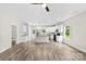 Open kitchen features an island and modern appliances at 1301 Marble St, Charlotte, NC 28208
