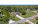 Beautiful aerial view of the house showing its location on a landscaped lot in a suburban neighborhood at 131 Fieldhaven Pl, Troutman, NC 28166
