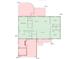 Detailed floor plan showcasing the layout of the bedrooms, bathrooms, and living areas at 131 Fieldhaven Pl, Troutman, NC 28166