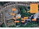 Community amenities including clubhouse, pool, kayak dock, playground, tennis/pickleball courts, and village cabins at 1670 Tranquility Blvd, Lancaster, SC 29720