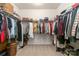 Spacious walk-in closet with ample shelving and racks for organized storage at 1670 Tranquility Blvd, Lancaster, SC 29720
