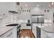 Well-equipped kitchen featuring a gas range, stainless appliances, and ample cabinet space at 17909 Golden Meadow Ct, Davidson, NC 28036