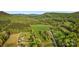 Expansive aerial view of property highlighting home nestled on large lot in lush greenery at 1821 Hopewell Church Rd, Hiddenite, NC 28636