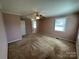 Bedroom with carpeting and neutral paint at 1869 Wooten St, Catawba, NC 28673