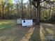 Backyard featuring a storage shed, offering extra space for tools and outdoor equipment at 2122 Hope Dr, Rock Hill, SC 29730