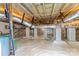 Spacious crawl space featuring a plastic moisture barrier and insulated HVAC ducting at 2668 Polo Ln, Maiden, NC 28650