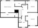 Second floor plan highlighting bedrooms, bathrooms, a laundry room, and walk-in closet at 2668 Polo Ln, Maiden, NC 28650