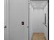 Modern home elevator with wood floor and interior lighting at 503 Walnut St, Davidson, NC 28036