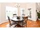 Charming breakfast nook filled with natural light, offering a cozy space for casual dining at 548 Fairwoods Dr, Huntersville, NC 28078
