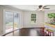 Bright breakfast nook with sliding glass doors leading to an outdoor space at 5611 Hammermill Dr, Harrisburg, NC 28075