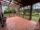 Lovely wooden pergola back deck with foliage growing on top for shade and privacy at 6316 Glengarrie Ln, Huntersville, NC 28078