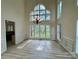 Dining room featuring hardwood floors, a chandelier, and many large windows at 6316 Glengarrie Ln, Huntersville, NC 28078