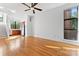Spacious living room with hardwood floors, natural light, and an open layout at 656 Garden District Dr, Charlotte, NC 28202