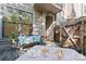 Inviting outdoor patio area with seating, a garden view, and natural light at 656 Garden District Dr, Charlotte, NC 28202