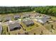 Beautiful aerial view of neighborhood featuring well-maintained landscaping and craftsman style homes at 8018 Green Heron Ct, Belmont, NC 28012