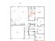 Detailed floor plan showcasing the layout of this open-concept home with primary suite at Lot#143 Northwood Ct, Denver, NC 28037