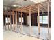 Interior view of a home renovation project with wooden studs, offering customization potential at 104 E Church St, Dallas, NC 28034