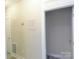 Entry hallway featuring clean lines and light-colored flooring at 107 Garden Ter, Dallas, NC 28034