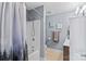 Bathroom with shower and tub combination at 140 Hazelwood Dr, Rockwell, NC 28138