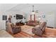 Spacious living room featuring comfortable seating and ample natural light at 140 Hazelwood Dr, Rockwell, NC 28138