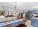 Open concept living space with eat-in dining area and kitchen at 140 Hazelwood Dr, Rockwell, NC 28138