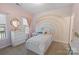 bedroom featuring a colorful rainbow mural and lots of natural light at 14010 Promenade Dr, Huntersville, NC 28078