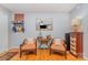 Sitting area with comfortable seating and decor at 1424 River Dr, Belmont, NC 28012