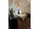 Inviting bedroom featuring a comfortable bed, large windows, and modern decor, creating a cozy retreat at 15003 Jerpoint Abby Dr, Charlotte, NC 28273