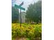 Street view of home showcasing its location with lush greenery and clear street signage at 15003 Jerpoint Abby Dr, Charlotte, NC 28273