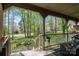 Inviting outdoor deck space with views of lush greenery, perfect for relaxation and enjoying nature at 1524 Court Cir, Newton, NC 28658